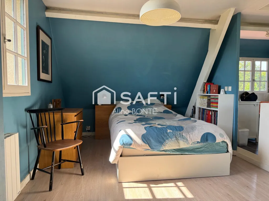 Camere da letto - Charming House with Pool near Ferrières-sur-Risle