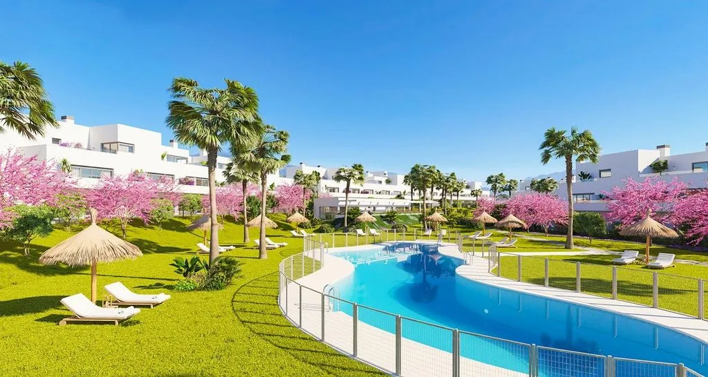 Piscine - Contemporary Flat with Pool in Estepona