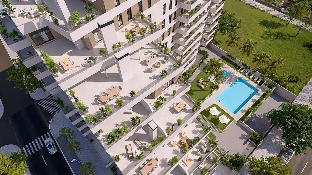Õhuvaade - New Flat with Pool in De Andalucía Street