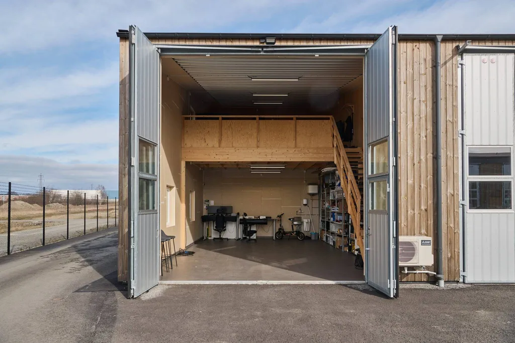 Garaaž - Massive Timber Office Space with High Ceilings in Stockholm