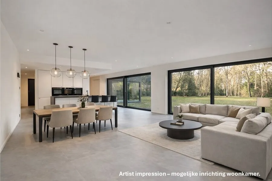 Séjour - Villa Moderne à Personnaliser avec Vue sur Jardin à Proximité de la Nature