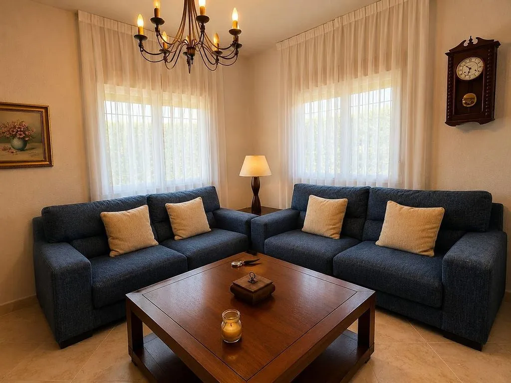 Soggiorno - Chalet with Pool and Terrace in Carranque