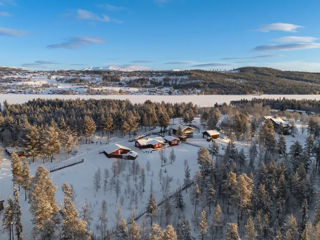 Õhuvaade - Plot with Garden in Söromsjön, Jämtland
