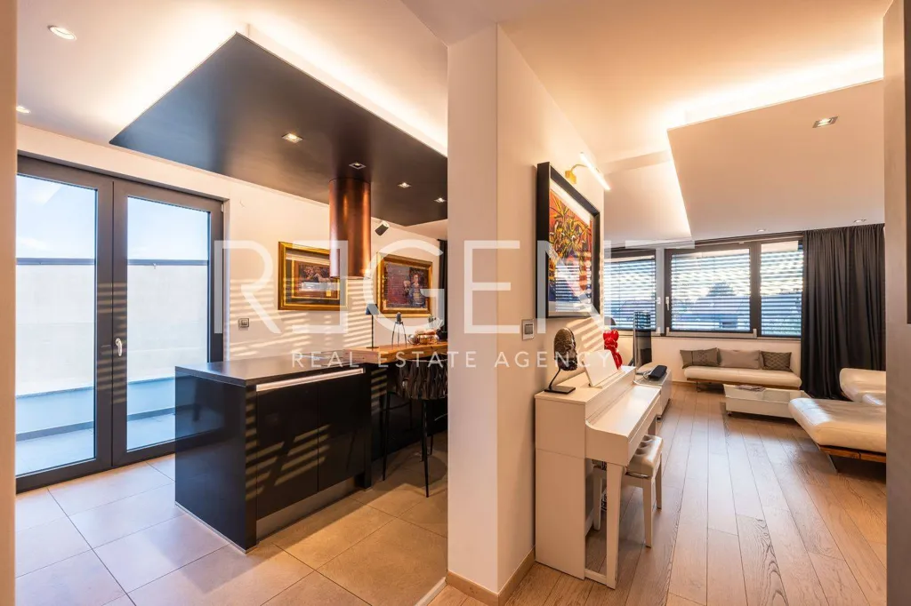 Séjour - Luxury Penthouse with Panoramic Terrace in Zagreb