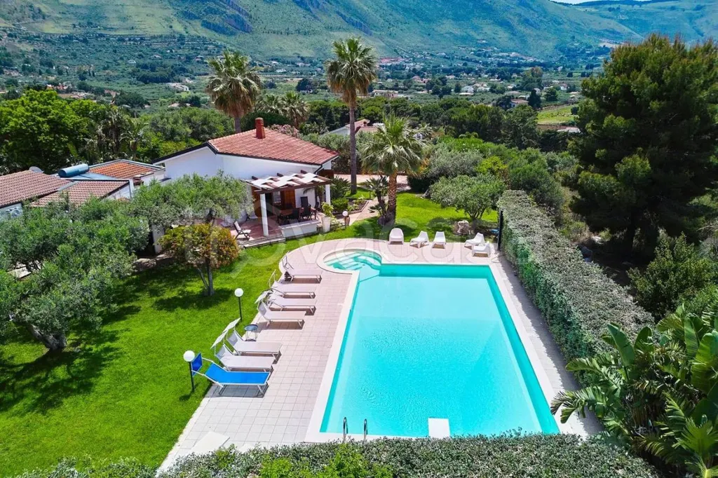 Vue aérienne - Villa with Private Pool in Castellammare del Golfo