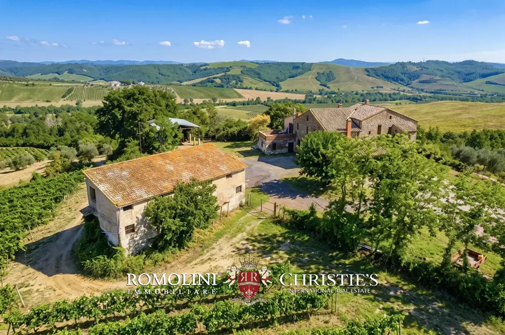 Õhuvaade - Rustic Casale with Vineyard near Orvieto