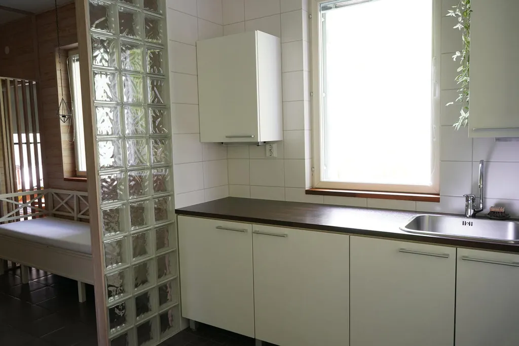 Cuisine - Modern House with Sauna in Imatra