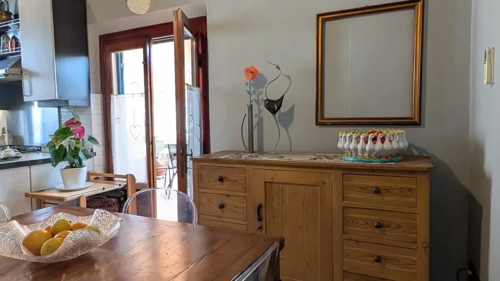 Söögituba - Rustic Apartment with Terrace in Sovigliana
