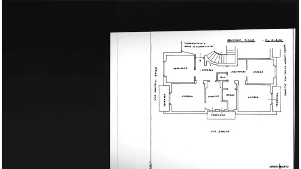 Plan - Spacious Apartment with Balcony in Acqui Terme