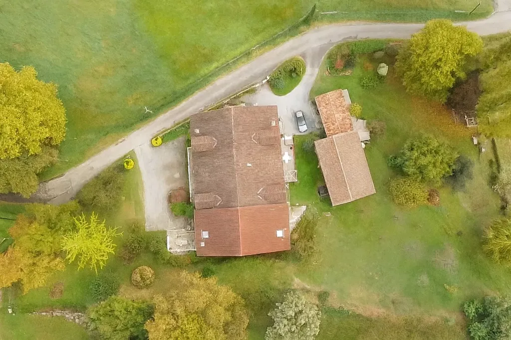 Vista aerea - Historic Basque Farmhouse with Gîte in Hasparren