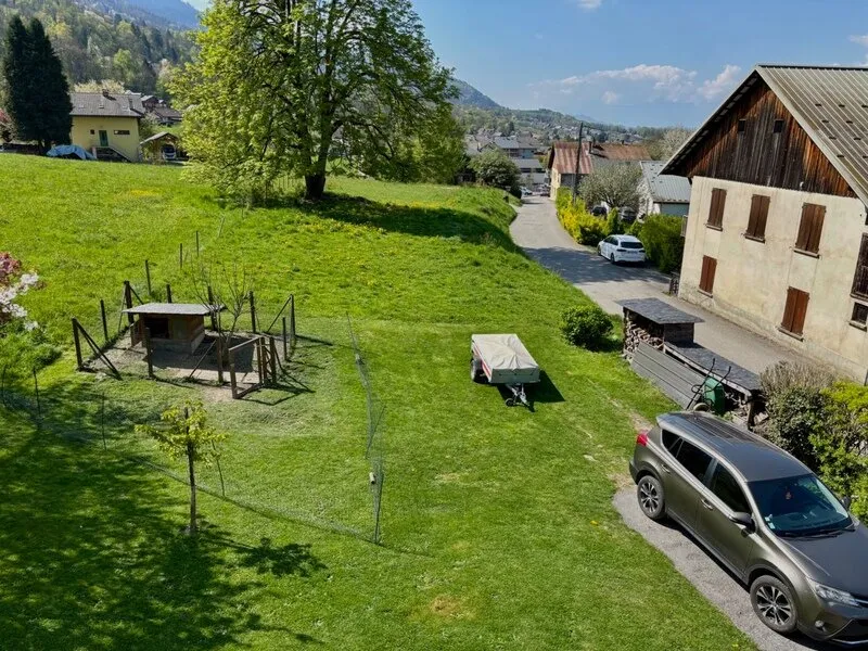 Aerial - 5-Piece House with Garden in Village Setting