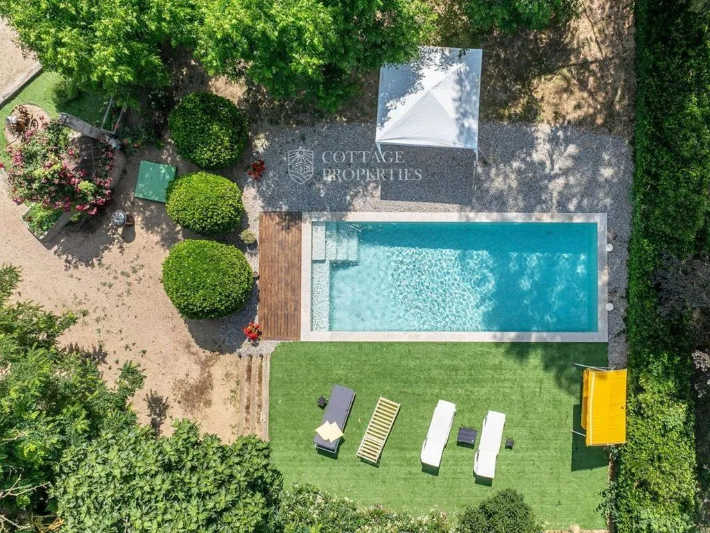 Õhuvaade - Luxury Farmhouse with Heritage in Llagostera