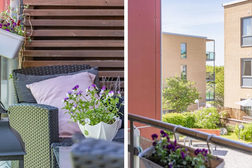 Balcony - Apartment with Generous Balcony in Limhamn Bunkeflostrand