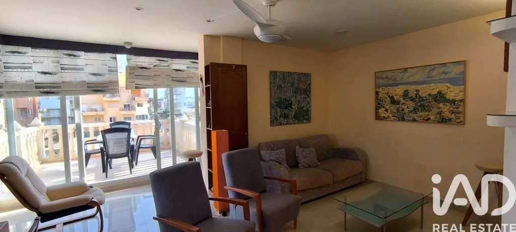 Séjour - Apartment with Sea View and Pool in El Campello
