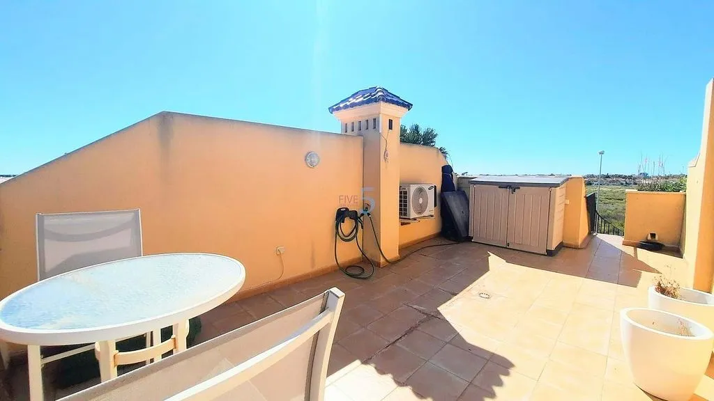 Terrasse - Semi-detached House with Pool in Lomas de Cabo Roig
