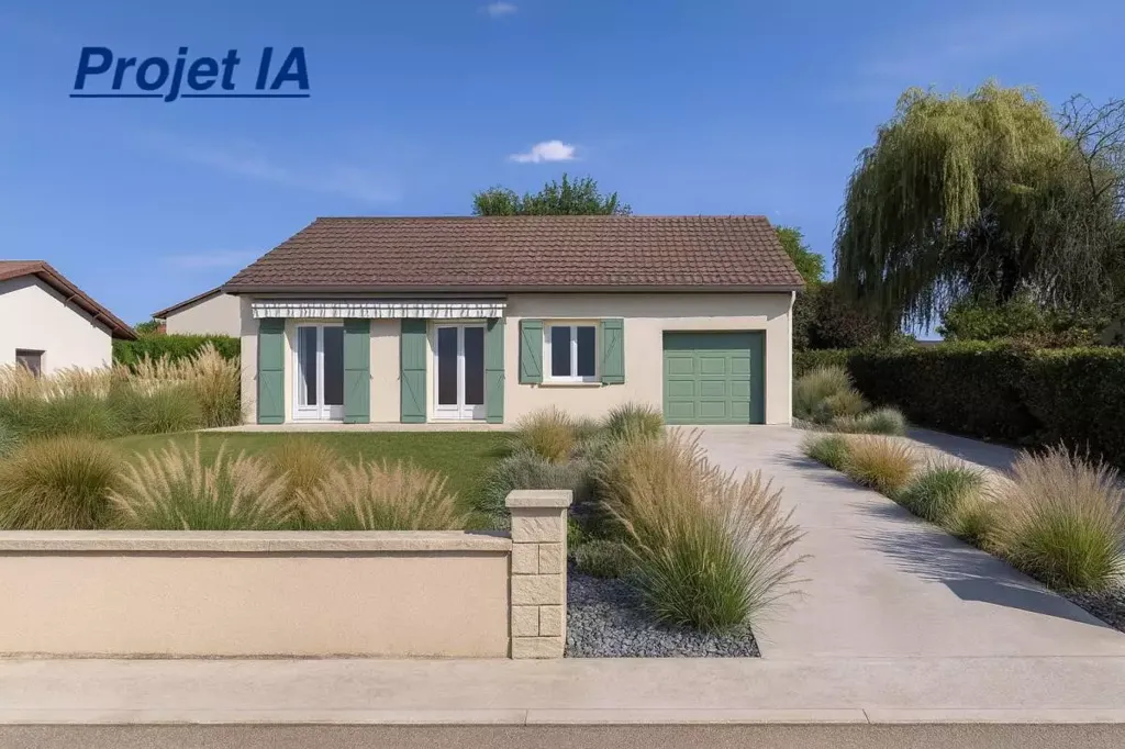Villa Plain-Pied avec Jardin à Romenay