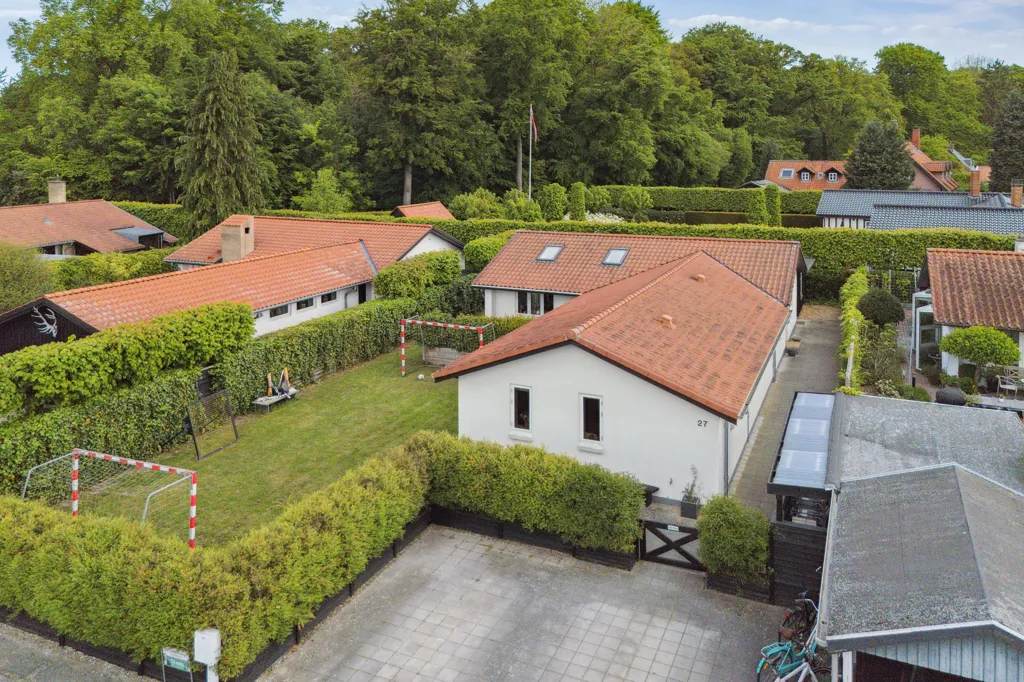 Vue aérienne - Renovated Villa with Garden in Odense S