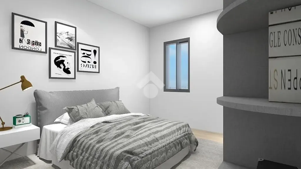 Chambres - Top-Floor Apartment with Balcony in Loseto
