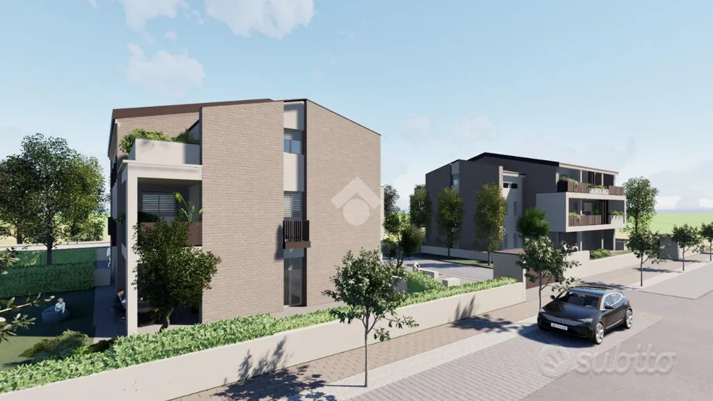 Modern Apartments with Private Gardens in Collecchio