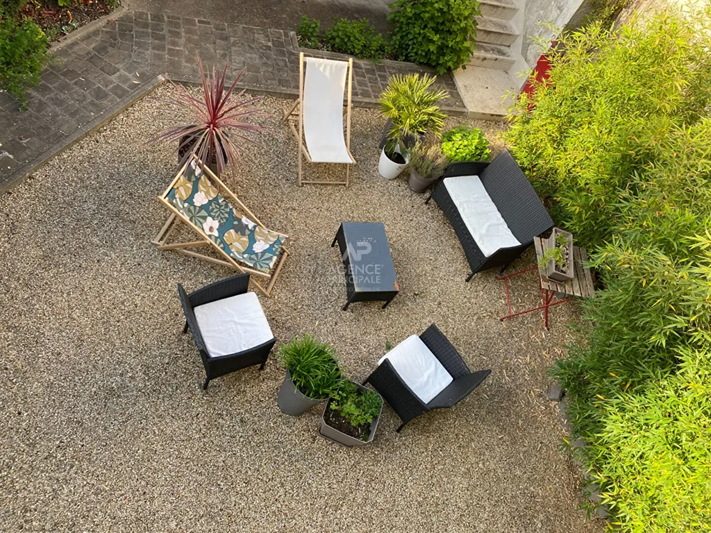Vue aérienne - Appartement Duplex avec Jardin Collectif à Versailles Montreuil