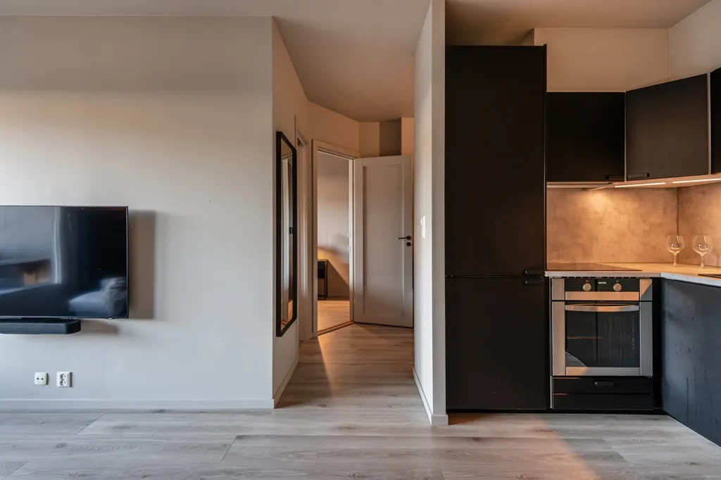 Kitchen - Modernised Apartment with Terrace in Geilo