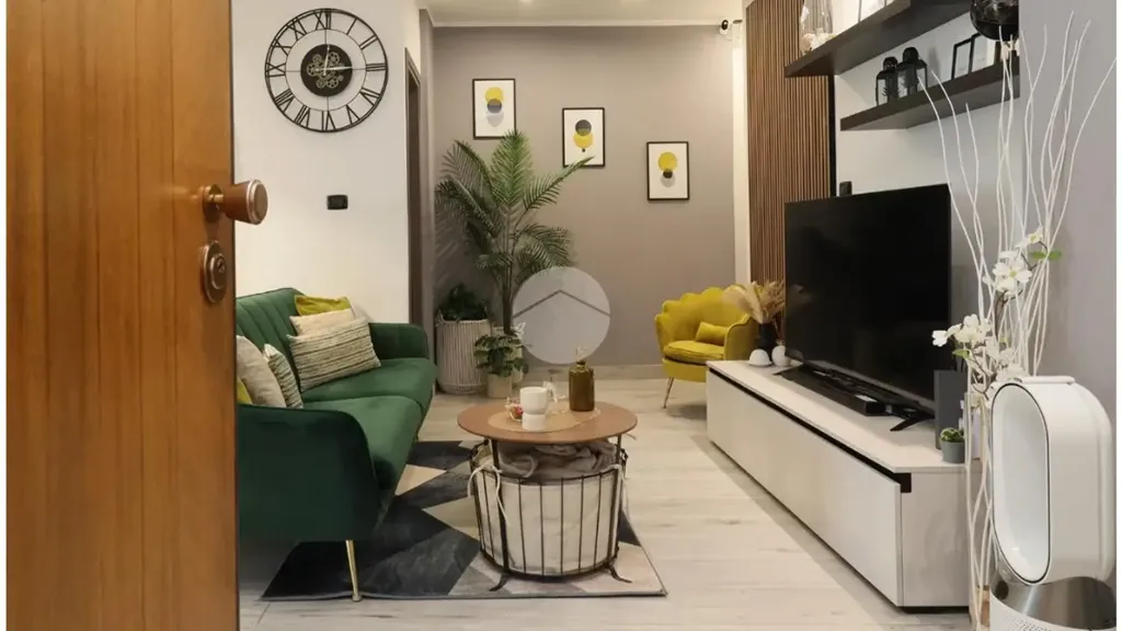 Séjour - Modernised Apartment with Balcony in Lucento, Turin