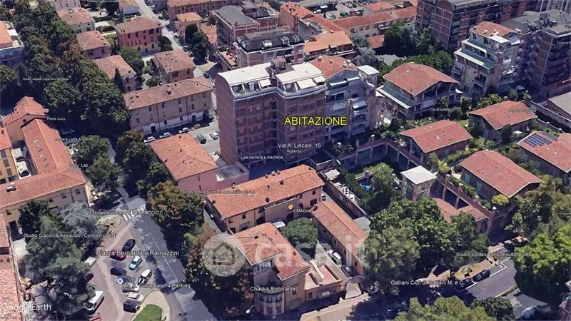 Õhuvaade - Apartment with Terrace in Carpi