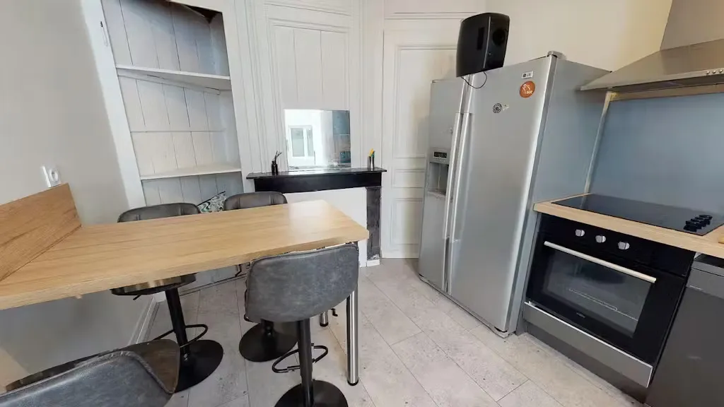Cuisine - Appartement Meublé à Lille