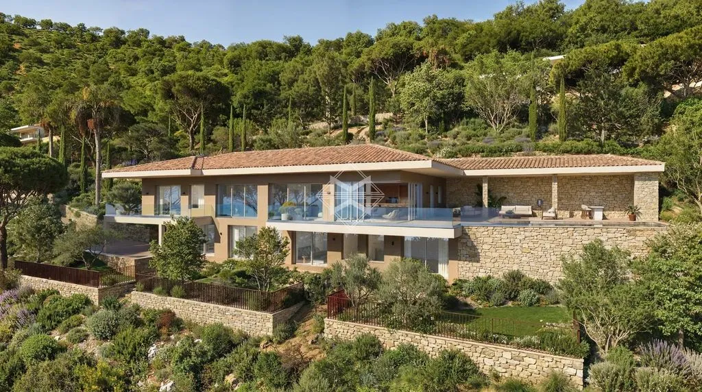 Õhuvaade - Luxury Villa with Sea View in Grimaud