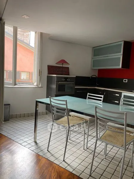 Salle à manger - Rustic Trilocale with Balcony in Piacenza