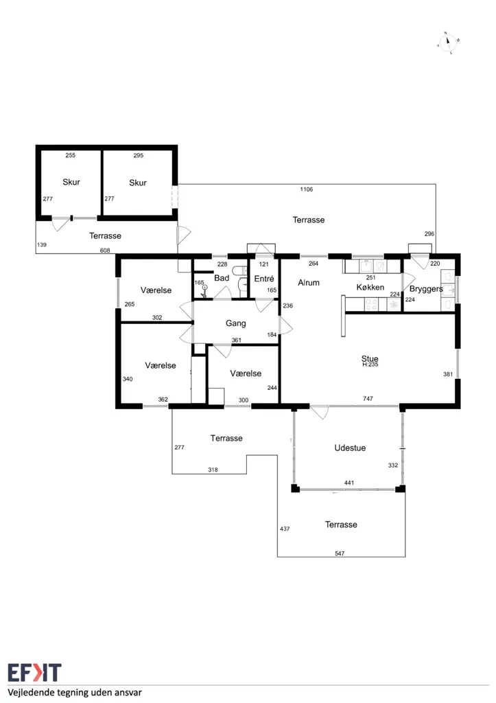 Plan - Detached Villa with Garden in Fredericia