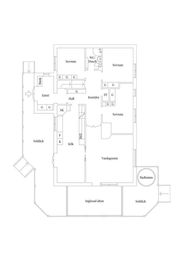 Plaan - Villa with Lakeside Double Plot in Lucksta