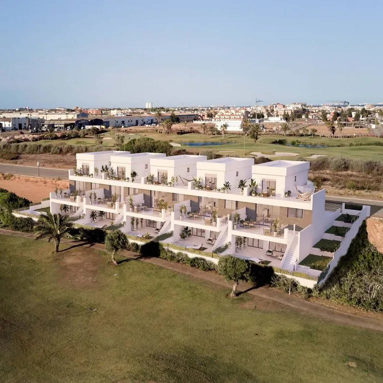 Õhuvaade - New Townhouse with Pool in La Serena, Los Alcázares