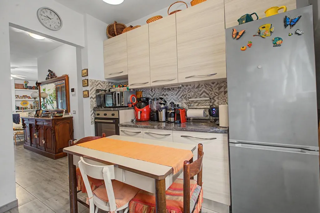 Kitchen - Rear-Accessed Apartment with Parking in Milan