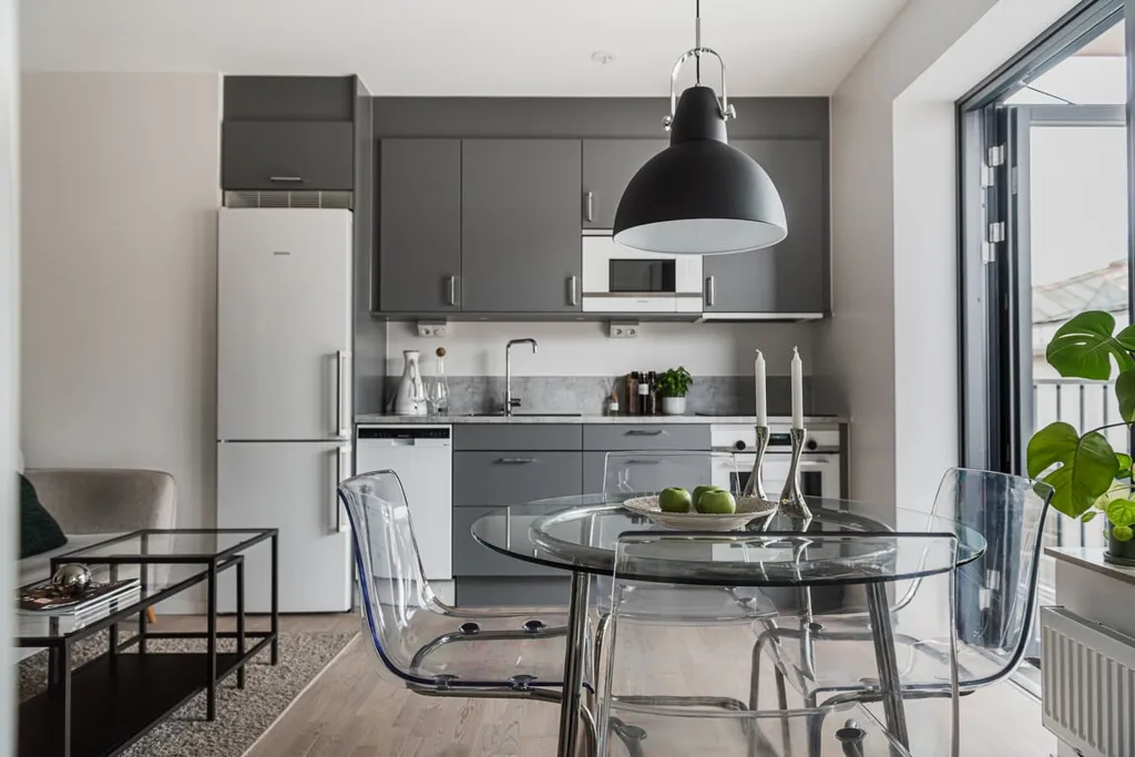 Köök - Modern Flat with Balcony in Varvsstaden