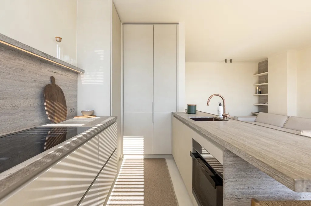Cuisine - Penthouse avec Vue Panoramique à Harmoniewijk