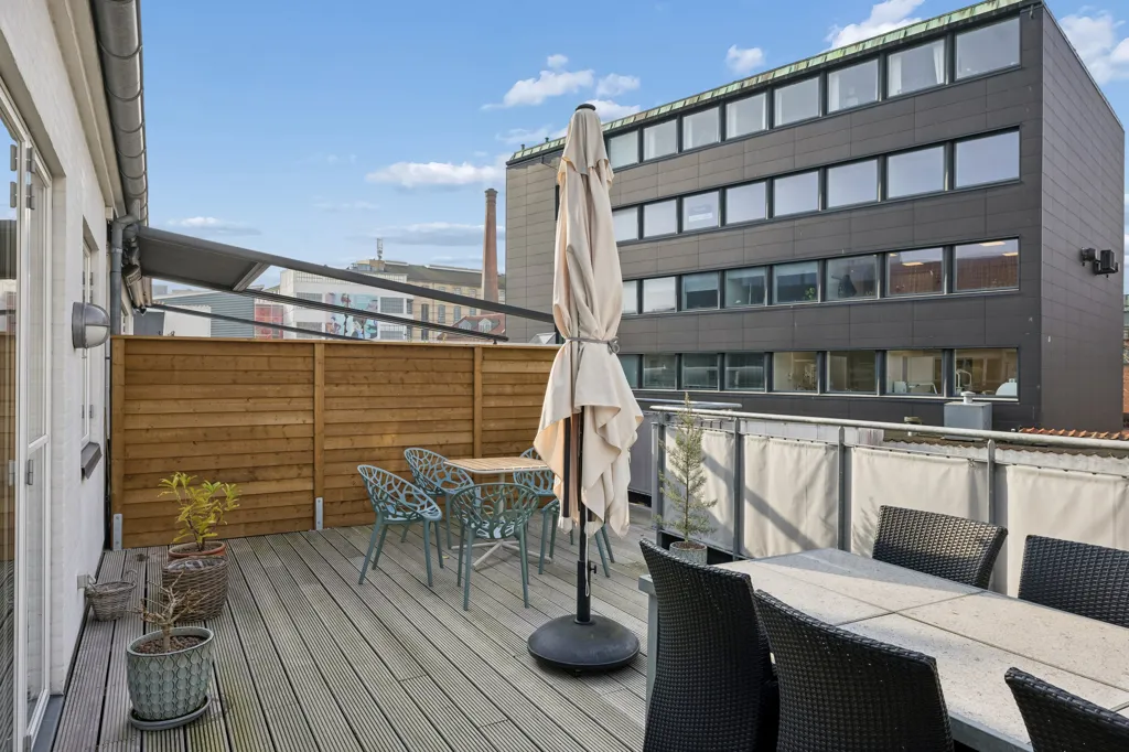 Terrasse - Appartement 4 pièces à Odense C