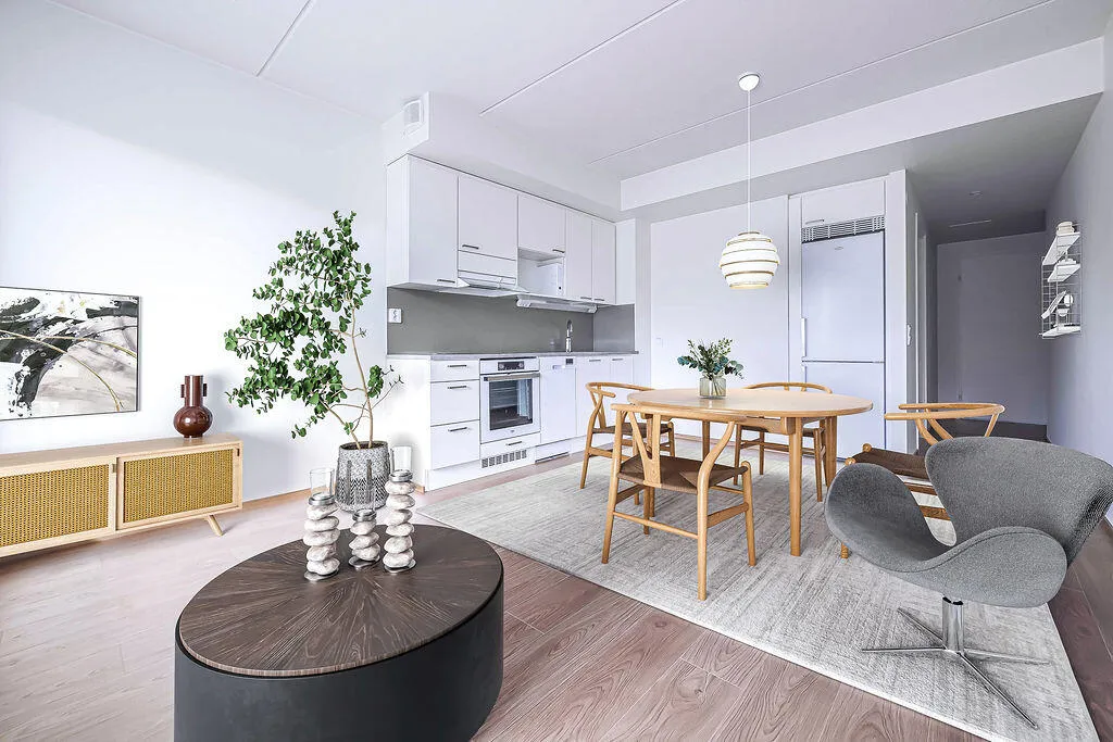 Elutuba - Bright 2-Bedroom Flat with Balcony in Espoo