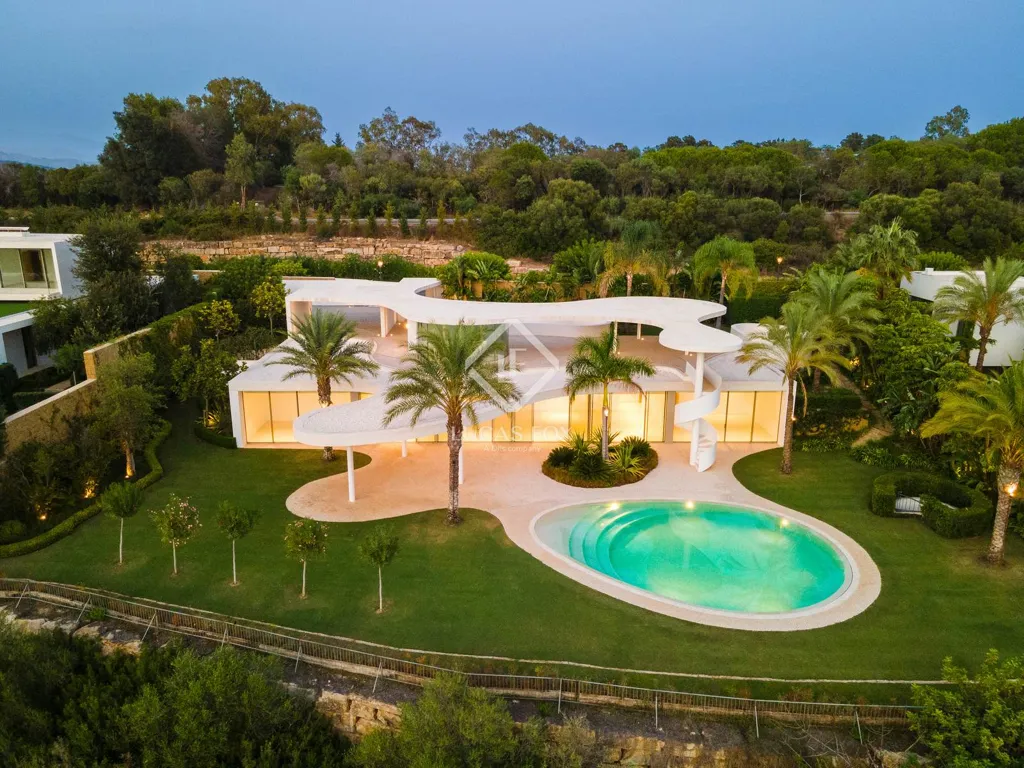 Vista aerea - Contemporary Villa with Pool in Estepona