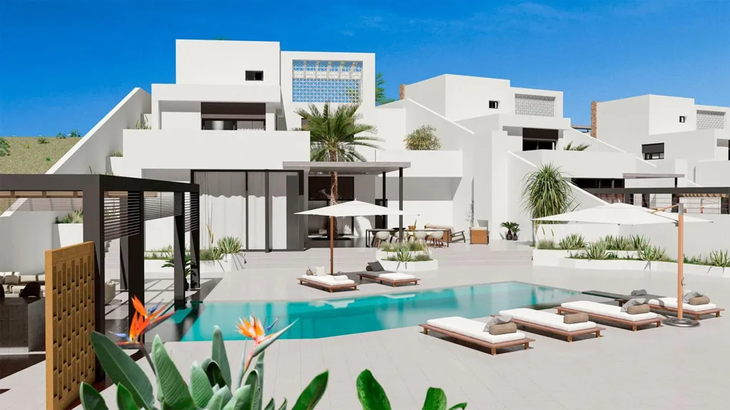 Piscine - Mediterranean Villa with Pool in San Fulgencio