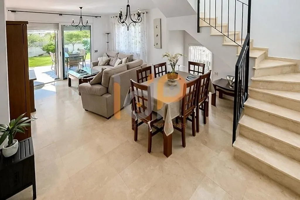 Dining Room - Semi-detached House with Pool in Las Salinas