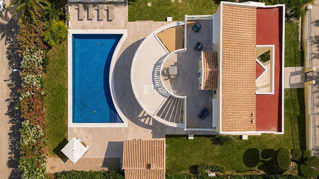 Vue aérienne - Chalet with Pool and Terrace in Adsubia