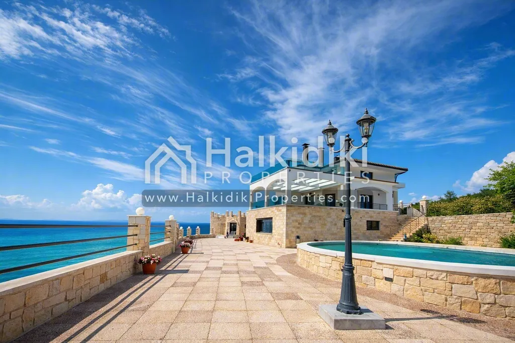 Piscine - Detached House with Sea View in Kassandra