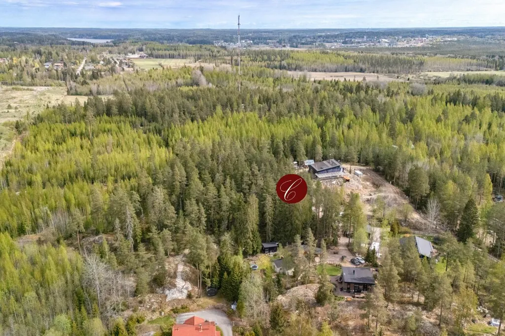 Õhuvaade - Residential Plot with Rock Outcrop in Nurmijärvi