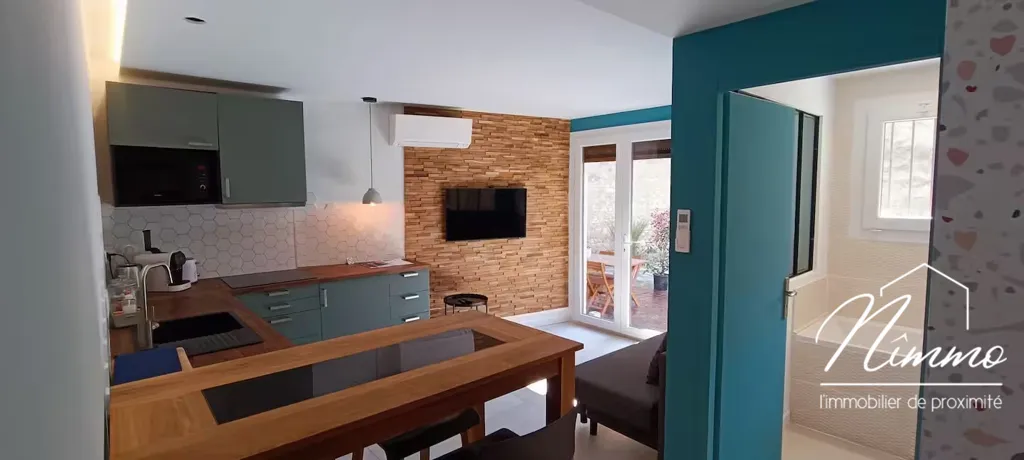 Cuisine - Appartement Rénové avec Parking à Nîmes