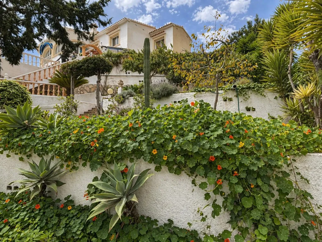 Jardin - Sea View Villa with Pool in Benissa Costa