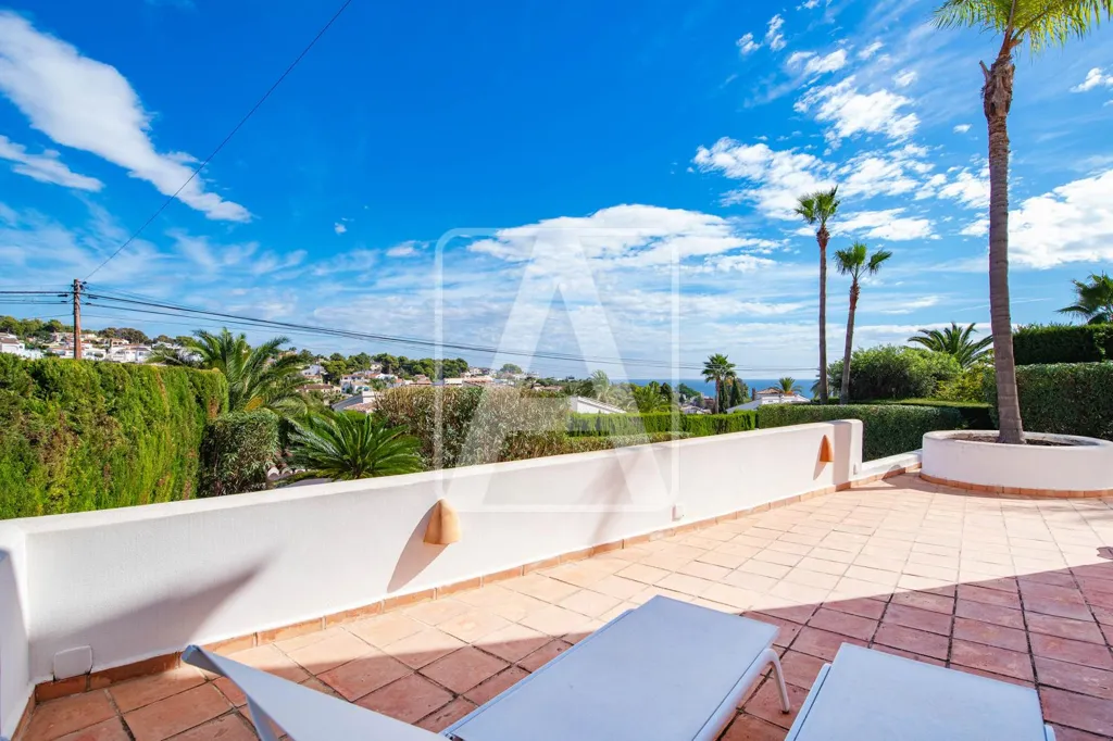 Terrasse - Mediterranean Villa with Sea Views in Benissa