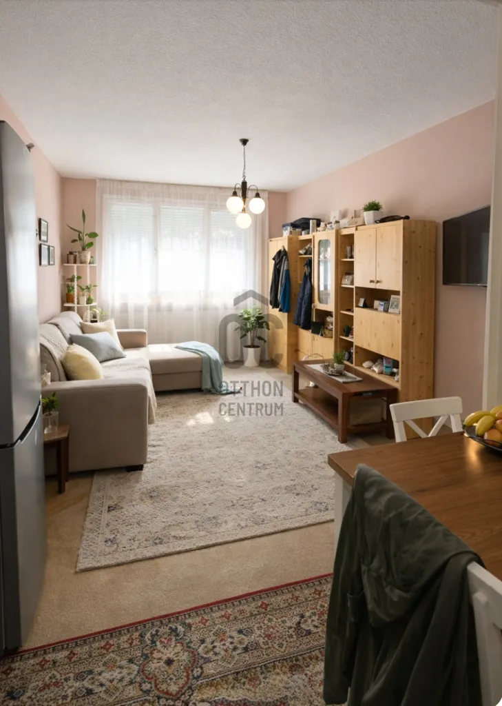 Living Room - Apartment with Balcony in Zalaegerszeg