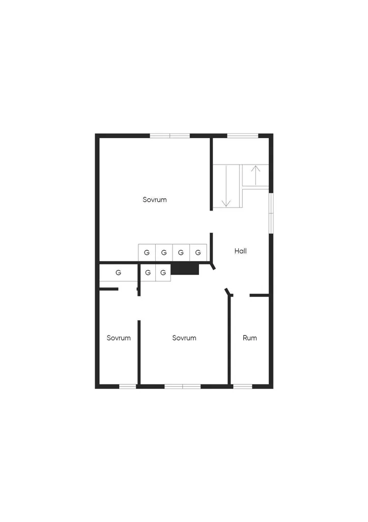 Plaan - Historic Villa with Garden in Skillingmark