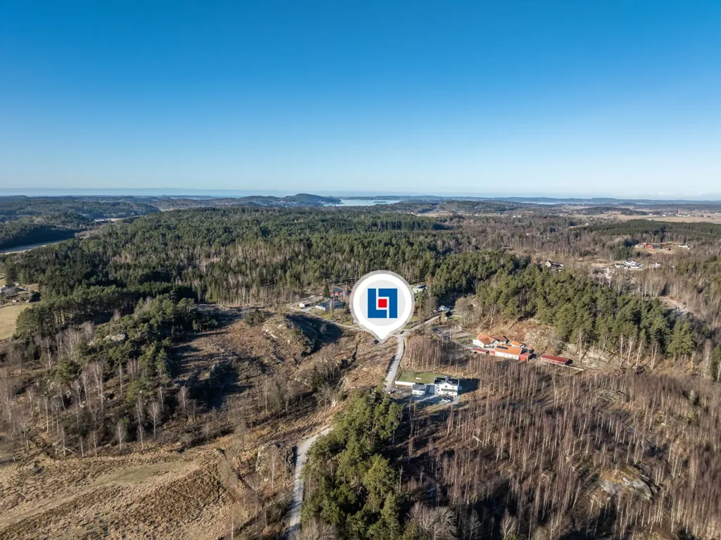 Õhuvaade - Freehold Plot with Nature View in Skårby